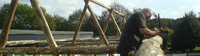 The Bridge School in Kent's outdoor structure